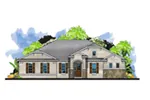 Bungalow House Plan Front of House 116D-0043