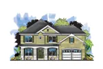 Florida House Plan Front of House 116D-0048