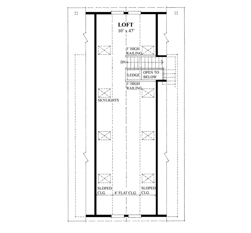 Building Plans Project Plan Second Floor 117D-6010