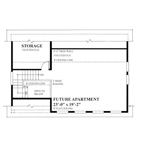 Building Plans Project Plan Second Floor 117D-7503