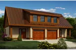 Building Plans Front of Home -  117D-7505 | House Plans and More