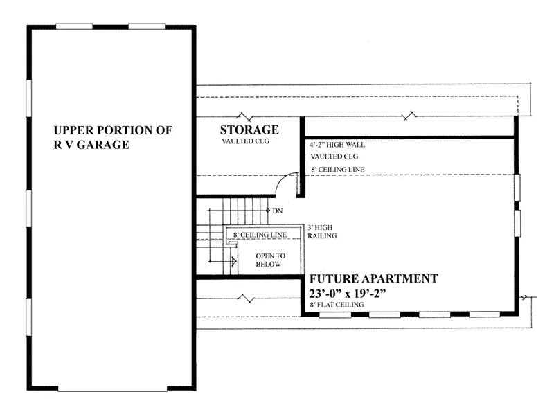 Building Plans Project Plan Second Floor 117D-7508