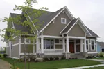 Bungalow House Plan Front of House 119D-0004