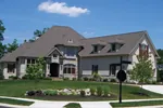Country French House Plan Front of House 119S-0002