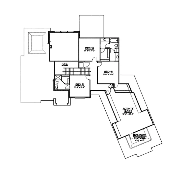 European House Plan Second Floor - Hemford Falls Neoclassical Home 119S-0003 - Search House Plans and More