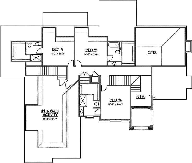 Country House Plan Second Floor - Hemlock Manor Luxury Home 119S-0006 - Search House Plans and More