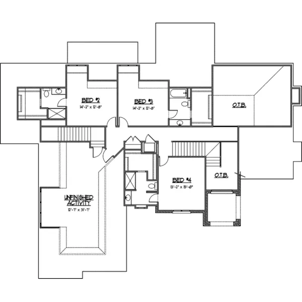 Country House Plan Second Floor - Hemlock Manor Luxury Home 119S-0006 - Search House Plans and More