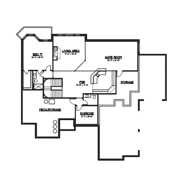 Country French House Plan Optional Lower Level - Lydell Manor Luxury Home 119S-0008 - Shop House Plans and More