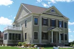 Colonial House Plan Front of Home - Danica Greek Revival Home 119S-0010 - Search House Plans and More
