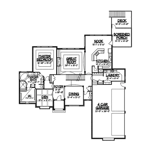 Luxury House Plan First Floor - Arblay Hill Luxury Home 119S-0012 - Search House Plans and More