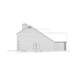 Colonial House Plan Left Elevation - Olivia Neoclassical Home 121D-0001 - Shop House Plans and More