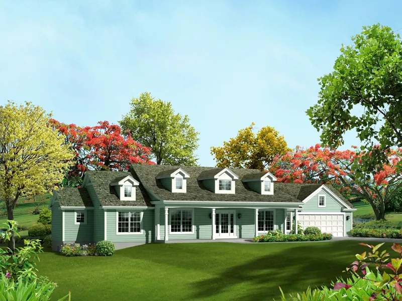 Southern House Plan Front of Home - Kaitlyn Southern Home 121D-0003 - Search House Plans and More