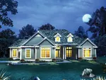 House Plan Front of Home 121D-0006