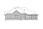 Neoclassical House Plan Rear Elevation - Emilia Cape Cod Ranch Home 121D-0006 - Search House Plans and More
