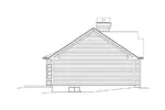 Traditional House Plan Left Elevation - Chloe Ranch Home 121D-0007 - Search House Plans and More