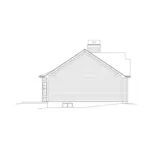 Ranch House Plan Left Elevation - Chloe Ranch Home 121D-0007 - Search House Plans and More