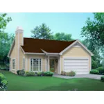 House Plan Front of Home 121D-0010