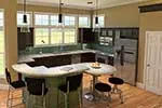 Southern House Plan Kitchen Photo 01 - Abigail Traditional Ranch Home 121D-0011 - Search House Plans and More