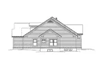 Modern Farmhouse Plan Right Elevation - Abigail Traditional Ranch Home 121D-0011 - Search House Plans and More