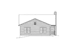 Ranch House Plan Rear Elevation - Angelina Rustic Ranch Home 121D-0012 - Search House Plans and More