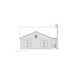 Ranch House Plan Rear Elevation - Angelina Rustic Ranch Home 121D-0012 - Search House Plans and More