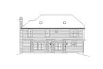 Country House Plan Rear Elevation - Autumn Rustic Craftsman Home 121D-0014 - Search House Plans and More