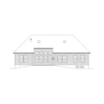 Traditional House Plan Rear Elevation - Rebecca Traditional Ranch Home 121D-0015 - Shop House Plans and More