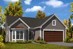 Traditional House Plan Front of Home - Melanie Cottage Home 121D-0017 - Shop House Plans and More