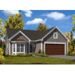 Cabin & Cottage House Plan Front of Home - Melanie Cottage Home 121D-0017 - Shop House Plans and More