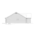 Cabin & Cottage House Plan Left Elevation - Melanie Cottage Home 121D-0017 - Shop House Plans and More