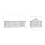 Traditional House Plan Rear Elevation - Melanie Cottage Home 121D-0017 - Shop House Plans and More