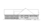 Ranch House Plan Right Elevation - Gabriella Luxury Ranch Home 121D-0019 - Search House Plans and More