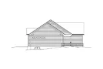 Ranch House Plan Left Elevation - Riley Rustic Ranch Home 121D-0021 - Shop House Plans and More