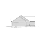 Traditional House Plan Left Elevation - Riley Rustic Ranch Home 121D-0021 - Shop House Plans and More