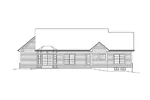 Ranch House Plan Rear Elevation - Riley Rustic Ranch Home 121D-0021 - Shop House Plans and More