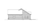 Ranch House Plan Right Elevation - Riley Rustic Ranch Home 121D-0021 - Shop House Plans and More