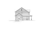 Country House Plan Left Elevation - Grace Country Home 121D-0022 - Search House Plans and More