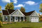 Country House Plan Front of Home - Natalie Country Home 121D-0024 - Shop House Plans and More
