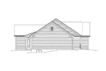 Country House Plan Left Elevation - Natalie Country Home 121D-0024 - Shop House Plans and More