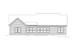 Country House Plan Rear Elevation - Natalie Country Home 121D-0024 - Shop House Plans and More