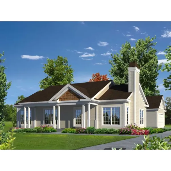 Cabin & Cottage House Plan Front of Home - Sydney Country Style Home 121D-0025 - Shop House Plans and More