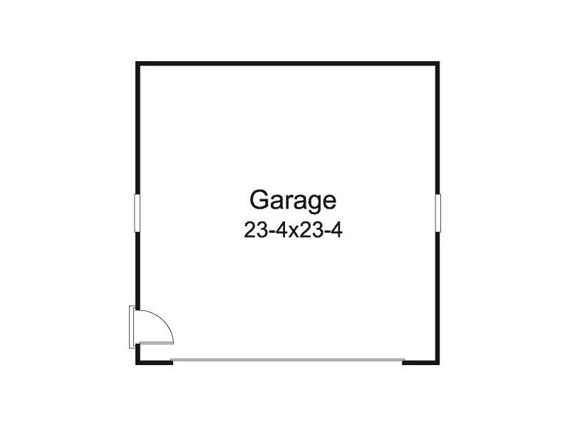 Country House Plan Garage Floor Plan - Sydney Country Style Home 121D-0025 - Shop House Plans and More