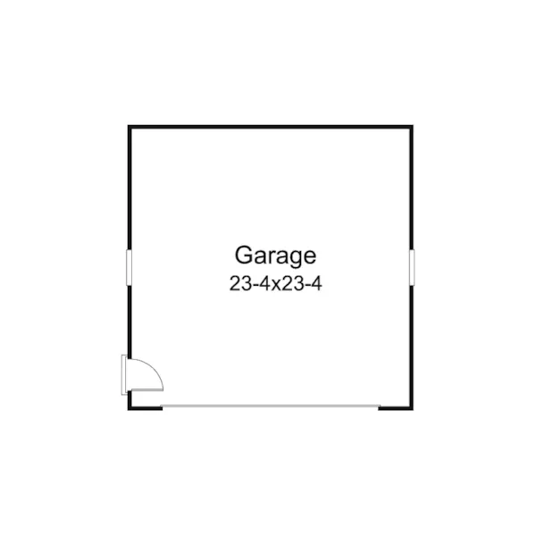 Cabin & Cottage House Plan Garage Floor Plan - Sydney Country Style Home 121D-0025 - Shop House Plans and More