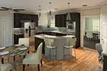 Colonial House Plan Kitchen Photo 01 - Rachel Country Home 121D-0026 - Shop House Plans and More