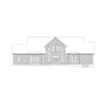 Luxury House Plan Rear Elevation - Rachel Country Home 121D-0026 - Shop House Plans and More