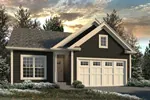 Craftsman House Plan Front of Home - Alyssa Cabin And Cottage Home 121D-0028 - Search House Plans and More