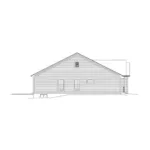 Ranch House Plan Left Elevation - Alyssa Cabin And Cottage Home 121D-0028 - Search House Plans and More