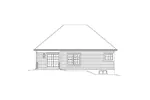 Cabin & Cottage House Plan Rear Elevation - Hannah Craftsman Ranch Home 121D-0029 - Search House Plans and More
