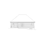 Country House Plan Rear Elevation - Hannah Craftsman Ranch Home 121D-0029 - Search House Plans and More