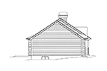 Traditional House Plan Left Elevation - Brianna Country Ranch Home 121D-0031 - Search House Plans and More